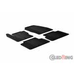 Original Gledring Passform Fußmatten Gummimatten 4 Tlg.+Fixing - Ford C-Max 2010-2014
